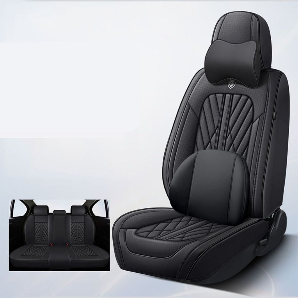 [BLACK NOVEMBER] Kit Completo Capas de Banco de Couro Sintético Dianteiro e Traseiro